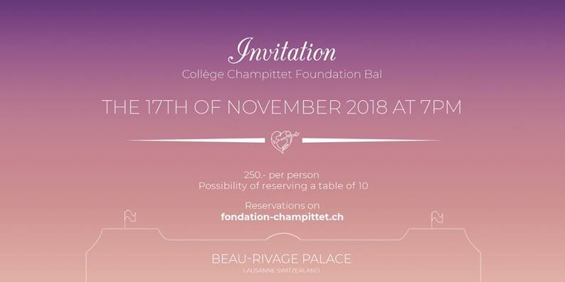 Bal Fondation Champittet